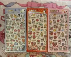 スヌーピー　シール　3枚セット