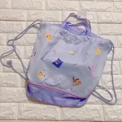 ポケモン ナップザック パープル 巾着バッグ