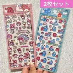 サンリオ　マイメロ　ハンギョウドン　ぷっくりシール　ドロップシール デコ