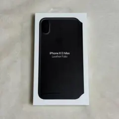 Apple iPhone Xs 256GB ブラック + レザーフォリオ Apple(アップル)・純正品】【iPhoneXS Max用】レザーフォリオ