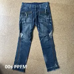 Y2K 平成　PPFM ギミック ボンテージデニムパンツ denimのサムネイル