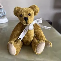ブラウン色のくまさん ぬいぐるみ ハンドメイド 海外作家様 テディベア 熊 作家様 アーティストテディベア ブラウンのクマさん ハンドメイド