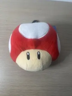【タグ付き】スーパーマリオ スーパーキノコ ぬいぐるみポーチ