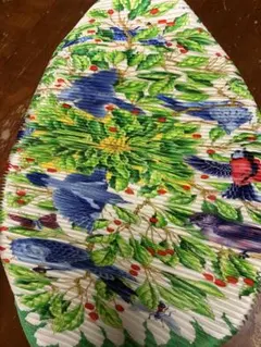 【限定価格】HERMES エルメス　プリーツスカーフ　箱付き グリーン