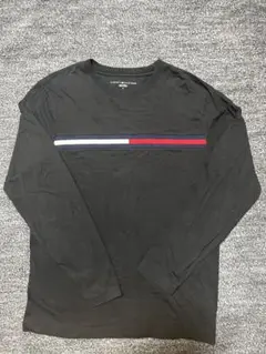 TOMMY HILFIGER ブラック長袖シャツ M
