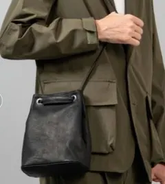MR.OLIVE 2WAY スモール ショルダーバッグ ブラックのサムネイル