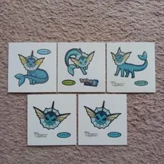 ポケモンパン デコキャラシール シャワーズ5枚セット