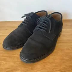 24.5cm BALLY バリー スエード プレーントゥ 黒 39.5Eブラックのサムネイル