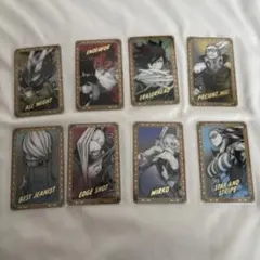 ヒロアカ 原画展 箔押しクリアカード プロヒーロー