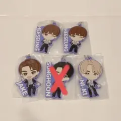 ENHYPEN カプセルラバーマスコット (ヒスン、ジェイク、ニキ)