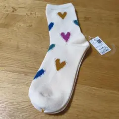 靴下屋 Tabio ハート柄　ソックス レディース　22.5〜24.5cm
