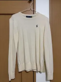 Polo Ralph Lauren メリノウール 長袖セーター M クリーム