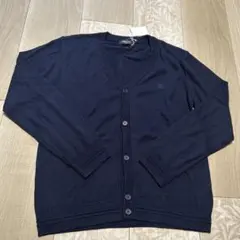 新品☆コムサイズム　紺　ベーシック ニット カーディガン160㎝