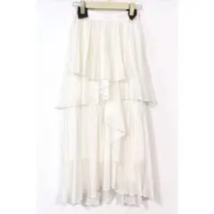 snidel ストレートプリーツティアードスカート