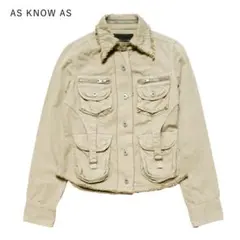 AS KNOW AS ベージュショート丈ジャケットのサムネイル