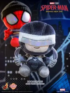 ホットトイズ スパイダーマン コスビ ぬいぐるみキーチェーン ブーメラン