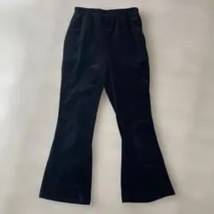 黒ベルベットフレアパンツ 130のサムネイル