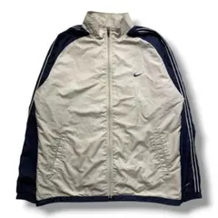 F1869　【即購入OK】　NIKE　ナイロンジャケット　L　ベージュ