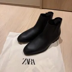 【新品未使用】ZARA サイドゴアブーツ ブラック 41 26.5のサムネイル
