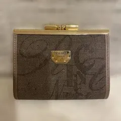 NINA RICCI がま口 小銭入れ　ブラウン