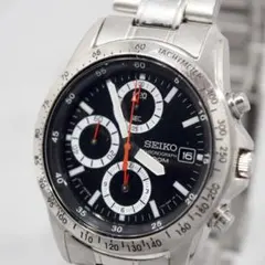 逆輸入モデル SEIKO セイコー クロノグラフ 100M防水 新品電池のサムネイル