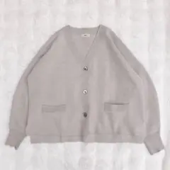 IENA 2024AW スーパーファインスムース ショートカーディガン　ベージュ