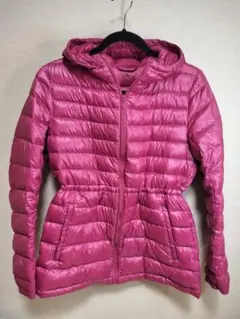 美品★ ユニクロ ウルトラライトダウン L 軽量 フード付きM長袖