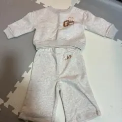 GAP グレー トレーナー・パンツセット 12-18ヶ月