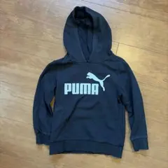 PUMA フード付きトレーナー 116cm 黒