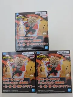 僕のヒーローアカデミア 爆豪勝己 フィギュアライト 3個セット