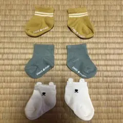 プティマイン　新生児♡靴下3組セット