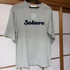 【cepo】新品未使用タグ付き‼️Solare ロゴ入り グレー Tシャツのサムネイル