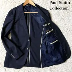 【極美品】ポールスミスコレクション 紺ブレ 銀ボタン テーラードジャケット L