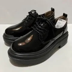 新品 エナメルシューズ トラッド レースアップシューズ 撥水 レインシューズ