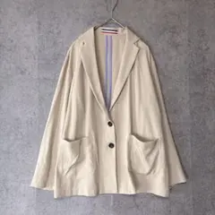 PERSON'S NOBUO IKEDA テーラードジャケット ベージュ 薄手のサムネイル
