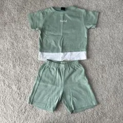 ミントグリーン ショートパンツセット 80cm