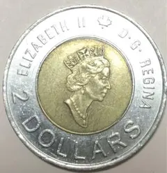 カナダ 2ドル 硬貨 知識の道 2000年 エリザベス2世 - メルカリ