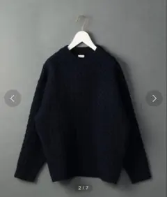 定価12,100円】イージーケア 畔編みクルーニット L - メルカリ