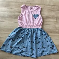 ANAPKIDS アナップキッズ　切り替えノンスリー　ワンピース　110cm