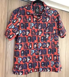 新品 ヒステリックグラマー マイケルジャクソン 総柄 半袖シャツ M赤のサムネイル