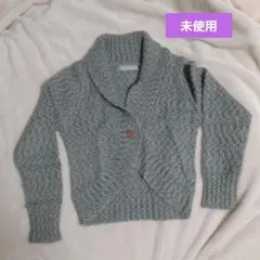 【未使用】natural couture グレー カーディガン ボレロ