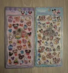 正規品　プチドロップステッカー　カップケーキ　ベイビーミッキー＆フレンズ