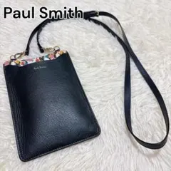 D222175 Paul Smith リーフ柄 ショルダーバッグ - メルカリ