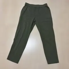 ユニクロ UNIQLO アンクルパンツ Ｍ　グリーン カーキ