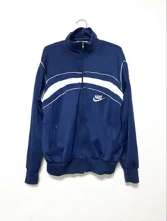 70s ナイキ NIKE ヴィンテージ トラックジャケット L ネイビー