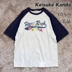 激レア！ Keisuke Kanda 1点もの ロゴ ラグラン Tシャツのサムネイル