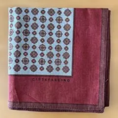 新品　CITTÀFASCINO メンズ幾何学模様 ハンカチ