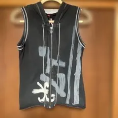 DIESEL フード付き ブラック パーカー S