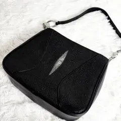 極美品　スティングレイ　STINGRAYエイ革　ワンショルダー　ハンドバッグ