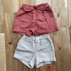 ベビー服　ショートパンツ　80 2点セット